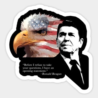 Ronald Reagan Quote 2 Sticker